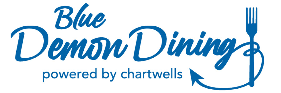 Blue Demon Dining powered by Chartwells logo