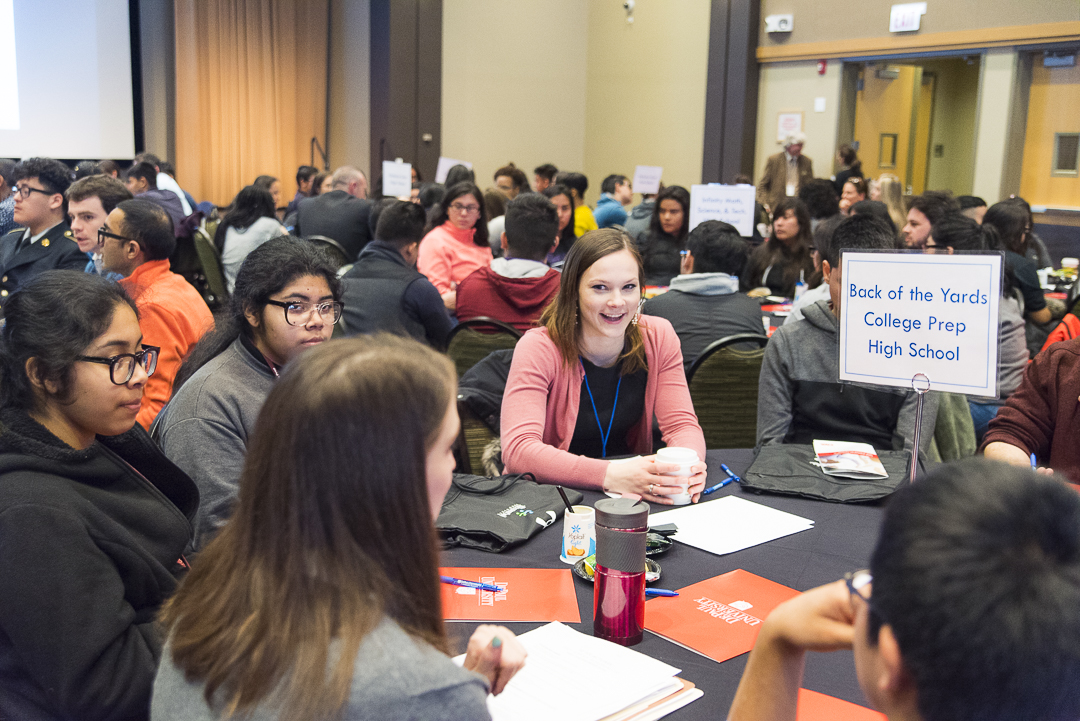 Photos from DePaul's 2018 High School Actuarial Day.