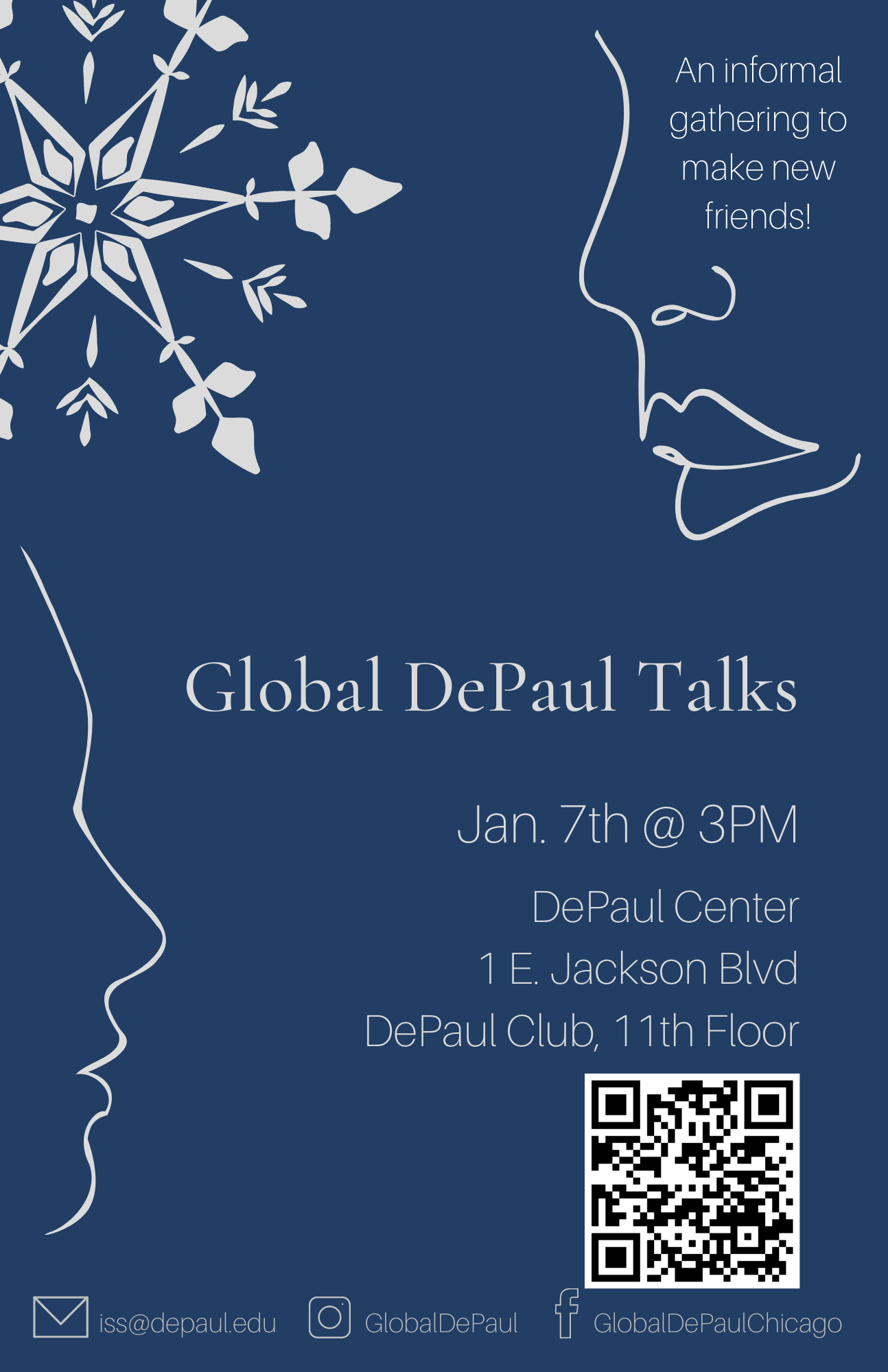 Join us for GlobalDepaulTalk on January 7th at 3PM