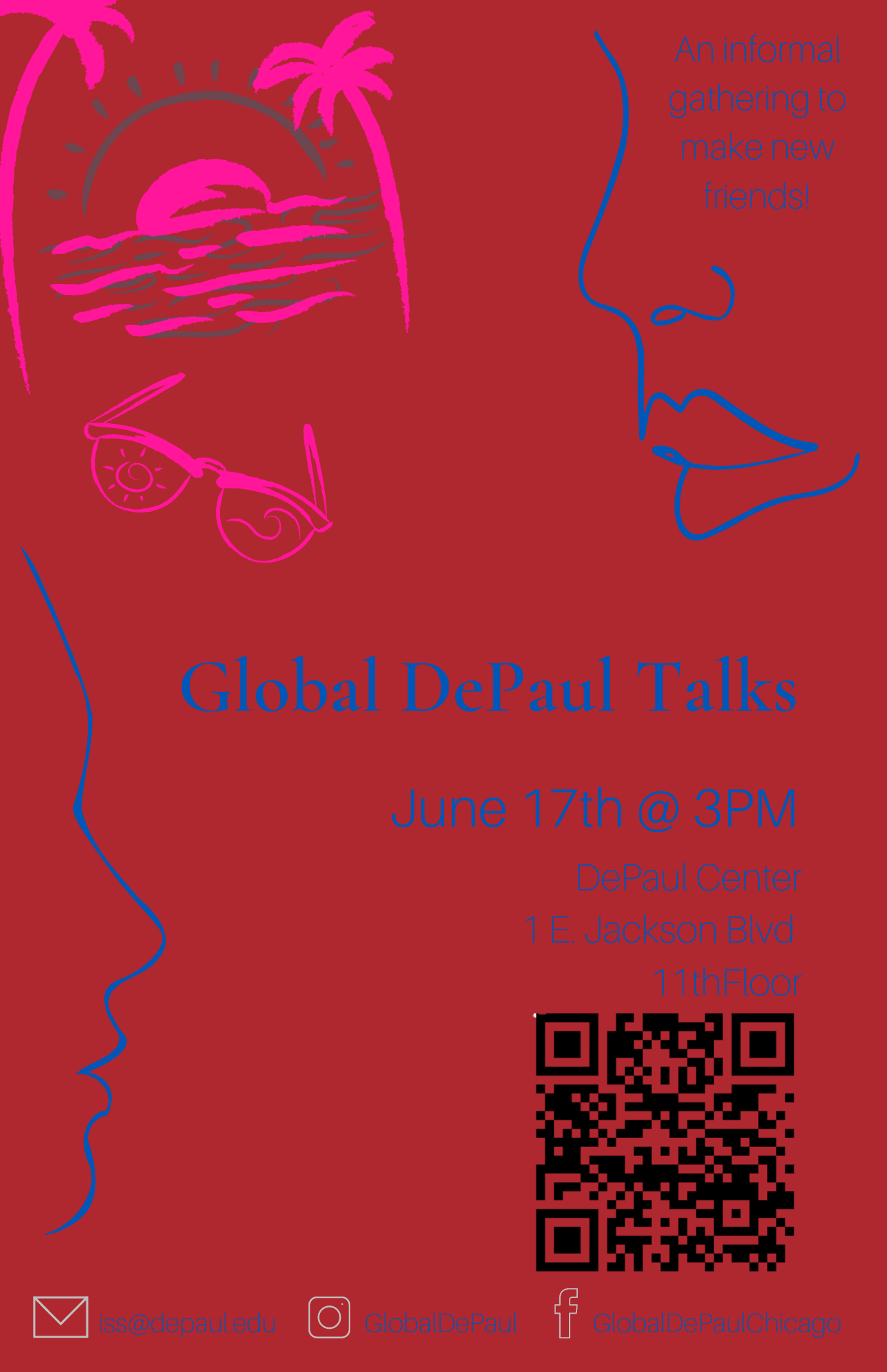 Global DePaul Talk Summer Flyer
