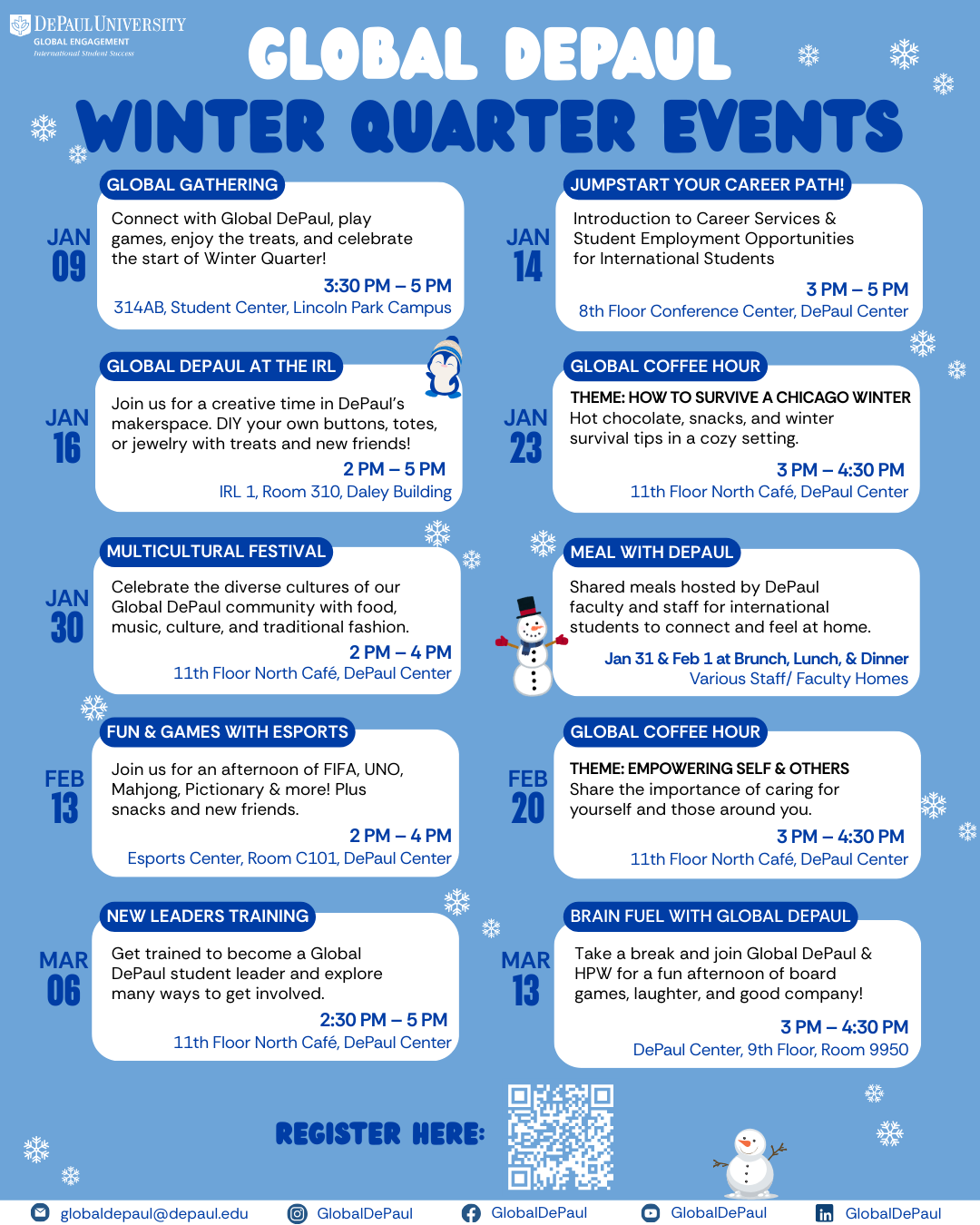 Winter Quarter Events