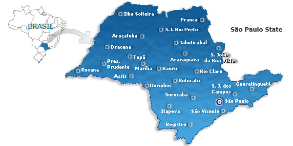 map of sao paulo state