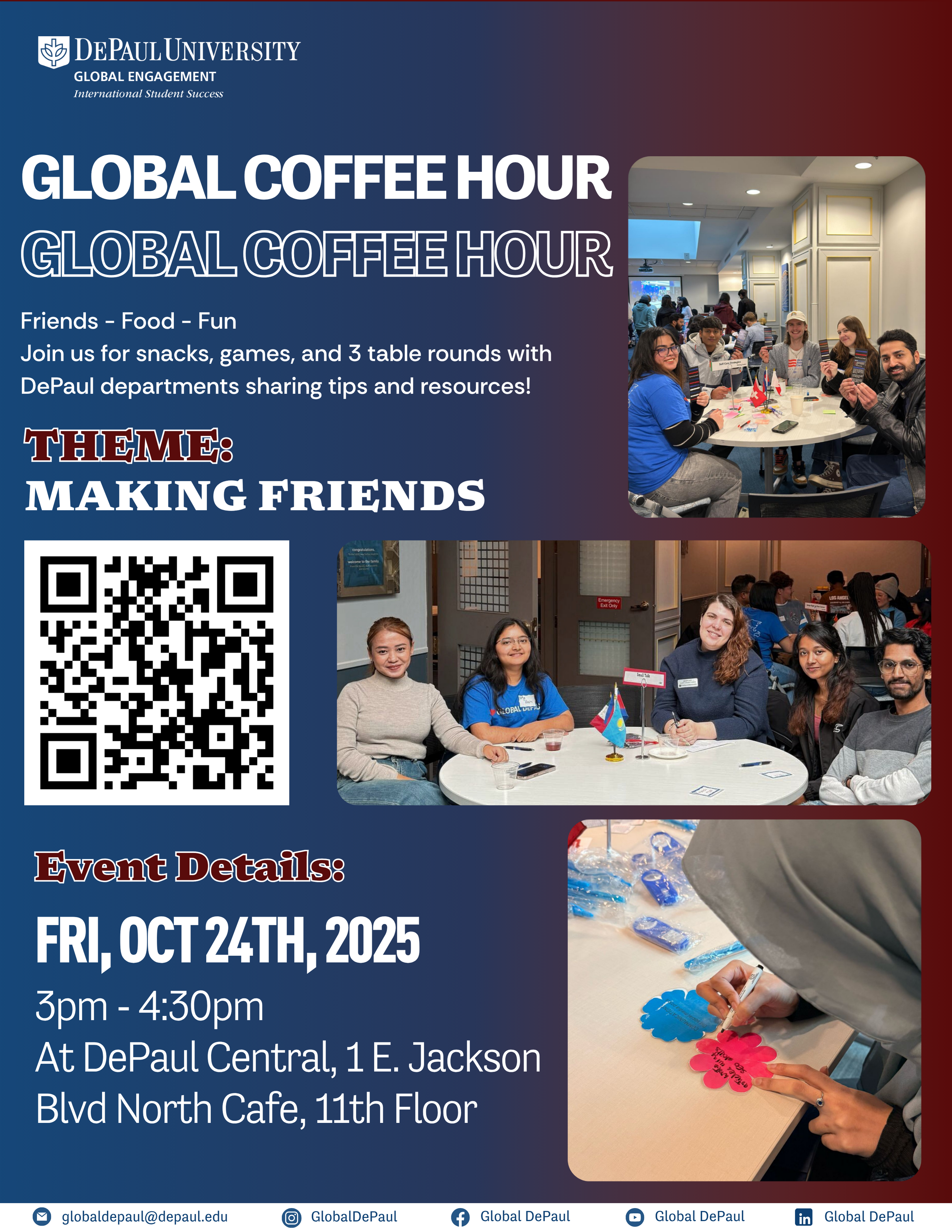 Global Coffee Hour: Making Friends