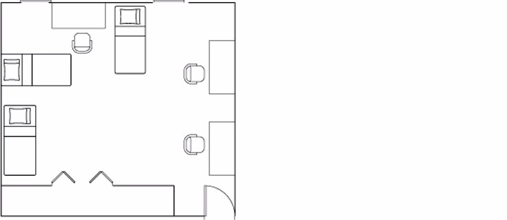Floorplan: Suite-Triple