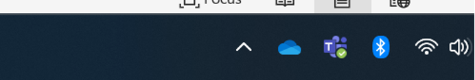 onedrive icon on taskbar