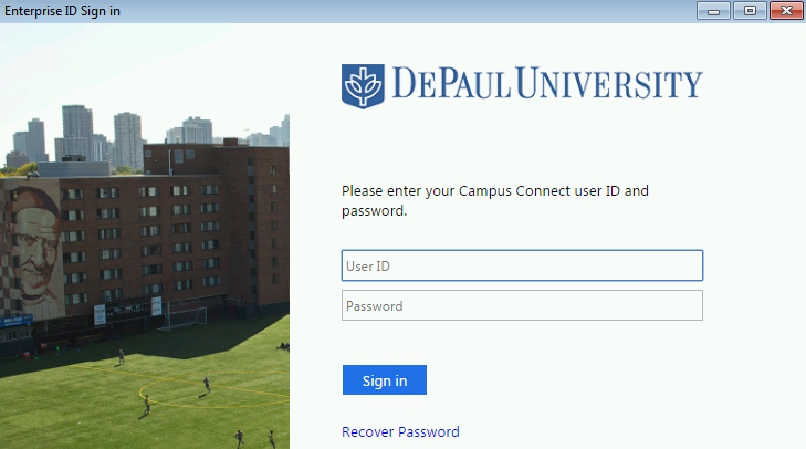Campus Connect Credentials