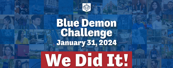 Blue Demon Challenge graphic